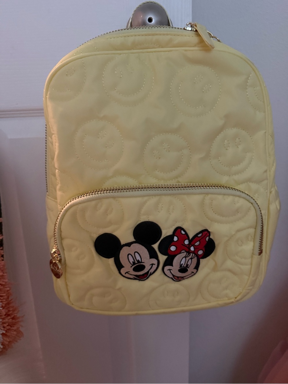 Stoney Clover Lane x Disney FABLE Mickey and Minnie Mouse patched mini backpack